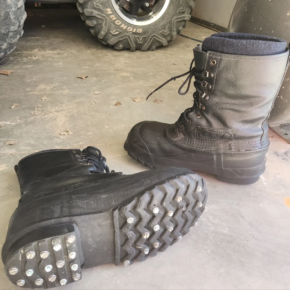 LaCrosse Men’s Size 10 Insulated Winter Boots w/ Ice Studs ❄️ USA Made